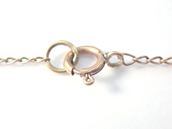 9K Gold Anchor Chain Bracelet - Anklet 8" 0.50 grams