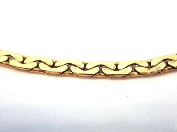 Fancy Linked 9K Gold Bracelet - Anklet 7" 2.7grams