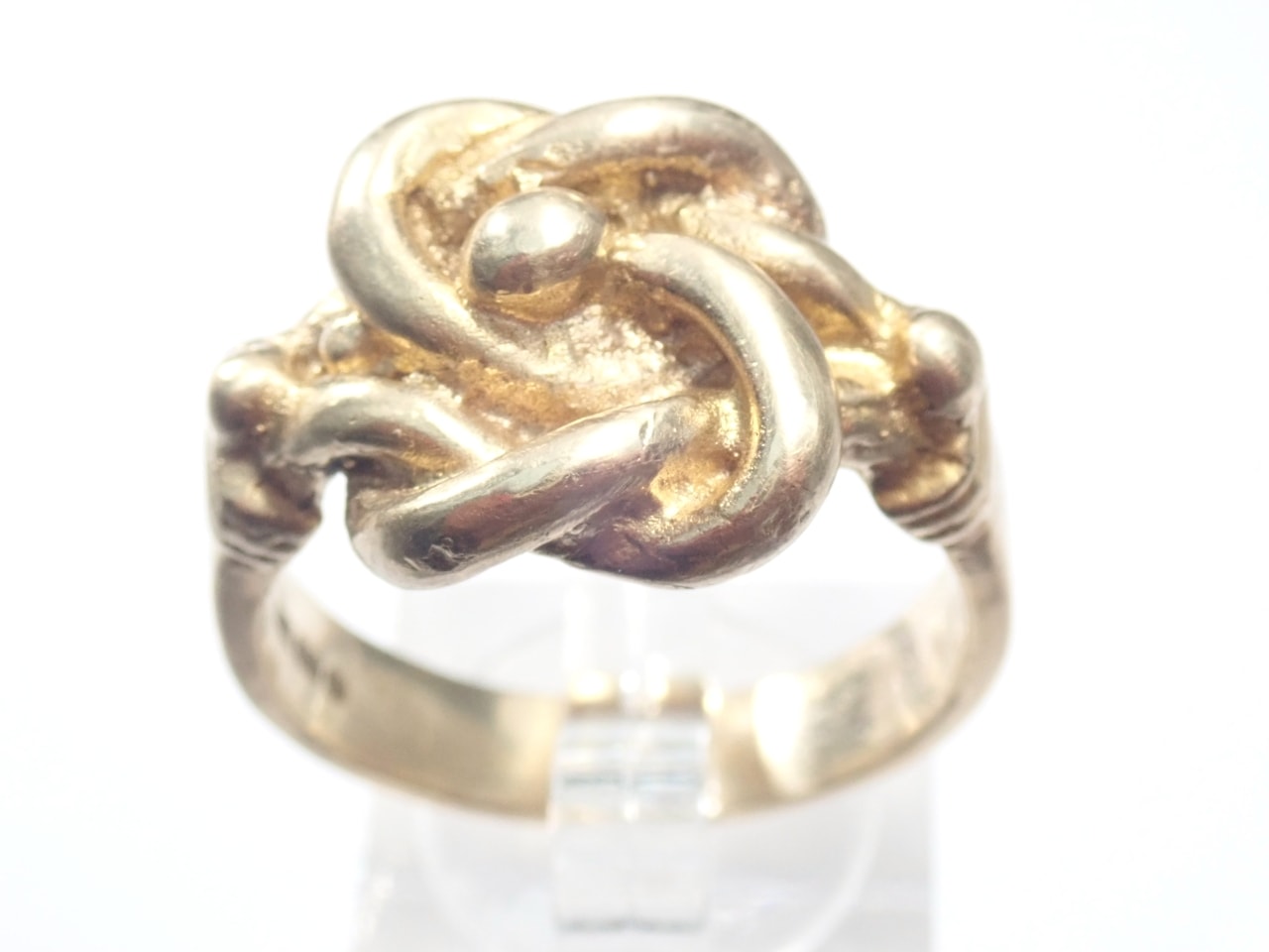 Solid 9ct Knot Ring Yellow Gold Size X -11.5grams