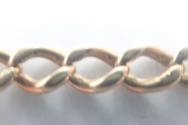 9ct Gold Curb Bracelet 9 inch 10 grams