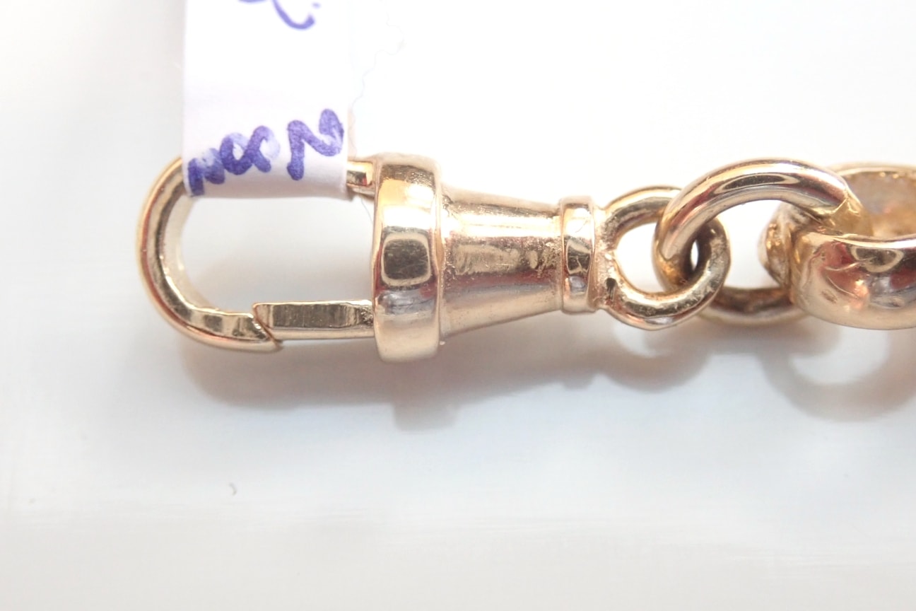 Baby Belcher Bracelet 9 ct Gold 6.5 inch