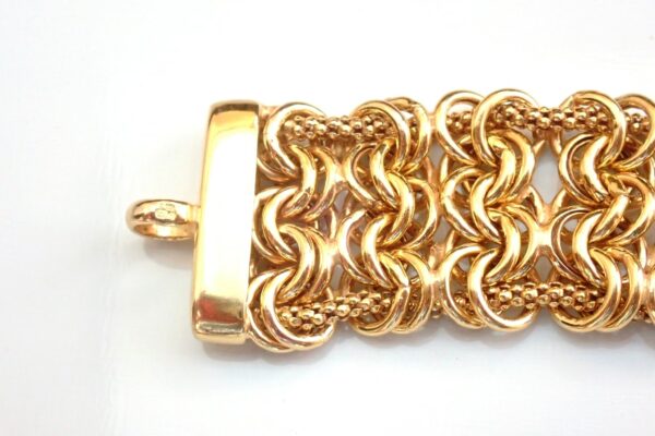 Chain Mail Bracelet 9ct Gold 8.0 inch