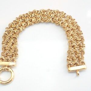 Chain Mail Bracelet 9ct Gold 8.0 inch