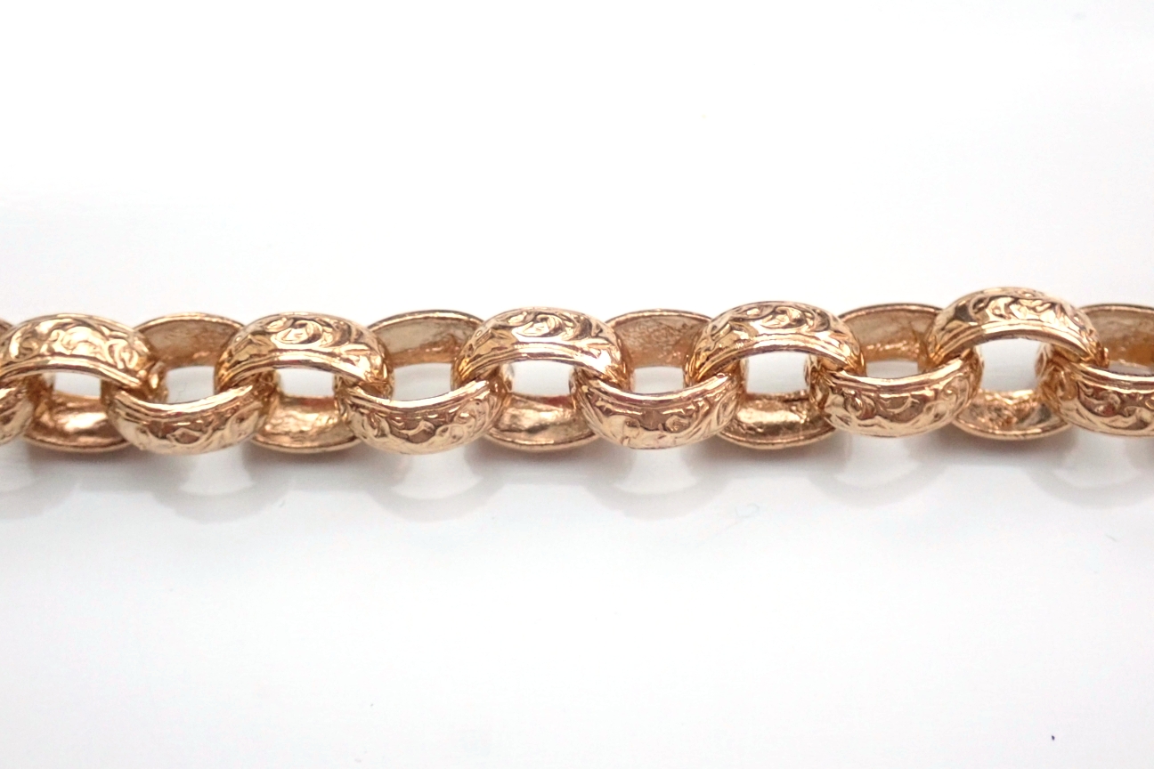 Belcher Bracelet 9 ct Gold 7.5 inch