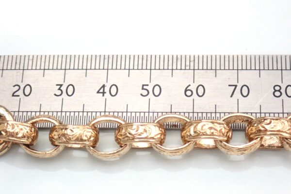 Belcher Bracelet 9ct Gold 7.5 inch