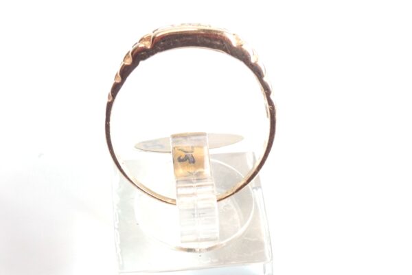 Gemstone set Rolex Watch Strap Style Ring solid 9ct Gold
