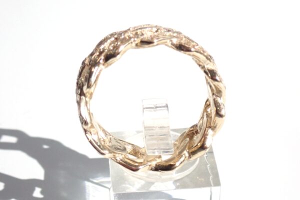 Gemstone set Curb Chain solid 9ct Gold